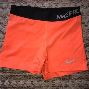 Nike pro spandex shorts